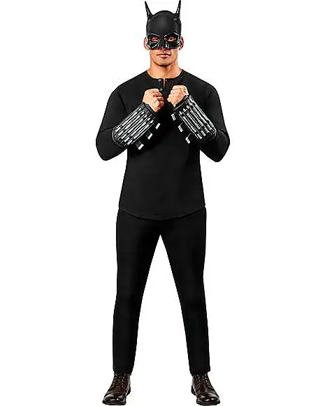 Spirit Halloween Adult Batman Gauntlets 1 Spirit Halloween Adult Batman Gauntlets