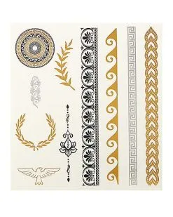 Spirit Halloween Roman Hand And Body Tattoos -Girls Costumes Shop 01567072 c