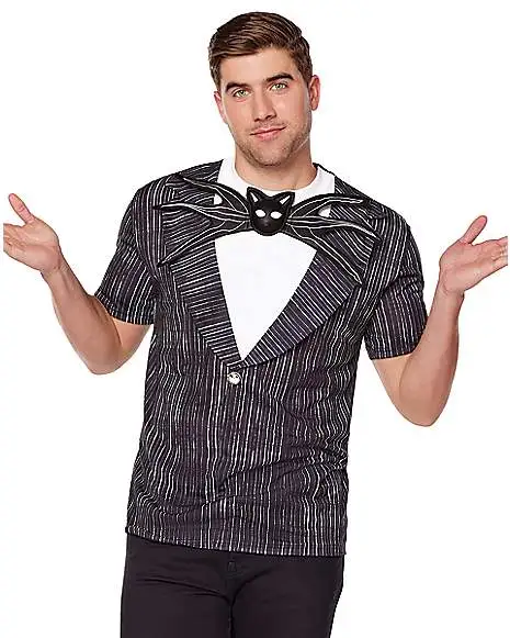 Spirit Halloween Jack Skellington T Shirt - The Nightmare Before Christmas 1 Spirit Halloween Jack Skellington T Shirt - The Nightmare Before Christmas