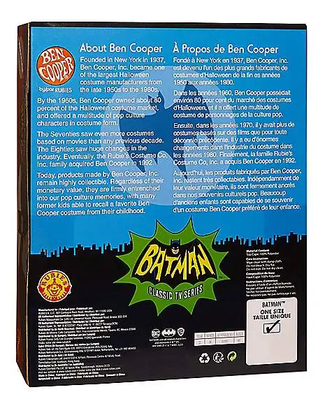 Spirit Halloween Adult Classic Batman Costume Kit - Ben Cooper 2 Spirit Halloween Adult Classic Batman Costume Kit - Ben Cooper - Image 2