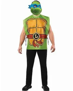 Spirit Halloween Adult Leonardo Teenage Mutant Ninja Turtles Costume Kit - Ben Cooper -Girls Costumes Shop 01570043 c