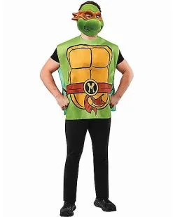 Spirit Halloween Adult Michelangelo Teenage Mutant Ninja Turtles Costume Kit - Ben Coop 5 Spirit Halloween Adult Michelangelo Teenage Mutant Ninja Turtles Costume Kit - Ben Coop -Girls Costumes Shop 01570076 c