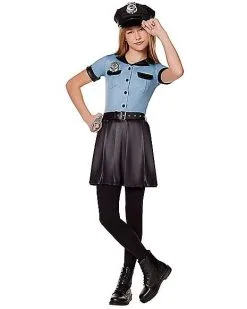 Spirit Halloween Kids Police Dress Costume