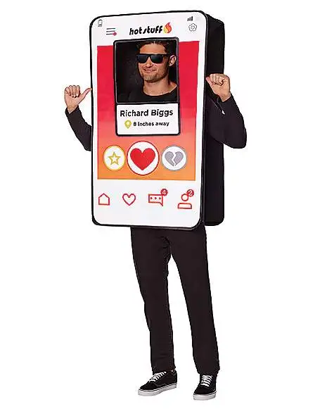 Spirit Halloween Adult Dating App Costume 1 Spirit Halloween Adult Dating App Costume