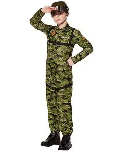 Spirit Halloween Kids Airborne Pilot Costume