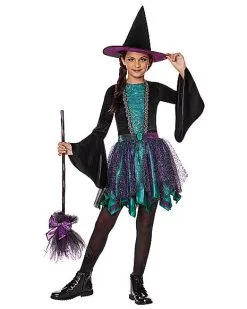 Spirit Halloween Kids Enchantress Witch Costume