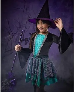 Spirit Halloween Kids Enchantress Witch Costume -Girls Costumes Shop 01572734 c