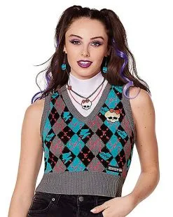 Spirit Halloween Adult Monster High Alumni Sweater Vest