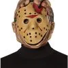 Spirit Halloween Jason Voorhees Full Mask Deluxe - Friday The 13th