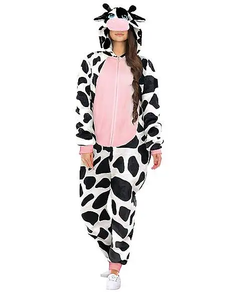 Spirit Halloween Adult Cow Union Suit 2 Spirit Halloween Adult Cow Union Suit - Image 2