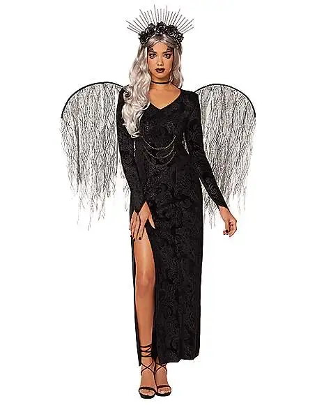 Spirit Halloween Adult Dark Angel Costume 1 Spirit Halloween Adult Dark Angel Costume