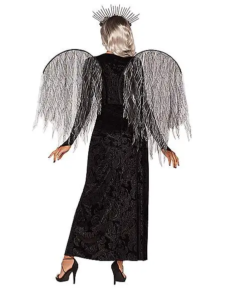 Spirit Halloween Adult Dark Angel Costume 2 Spirit Halloween Adult Dark Angel Costume - Image 2