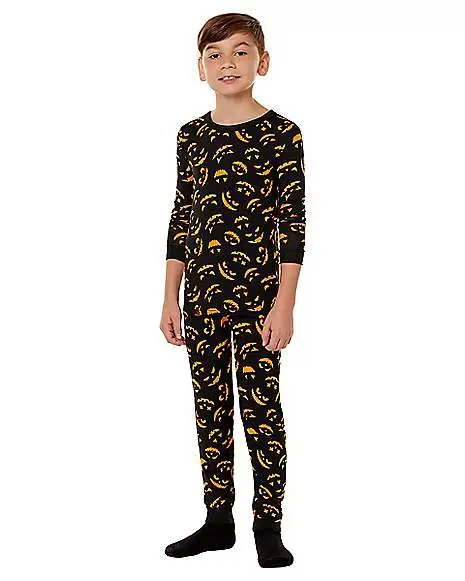 Spirit Halloween Kids Jack-O'-Lantern Pajama Set 1 Spirit Halloween Kids Jack-O'-Lantern Pajama Set
