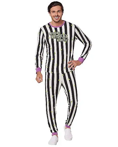 Spirit Halloween Beetlejuice Pajama Set 1 Spirit Halloween Beetlejuice Pajama Set