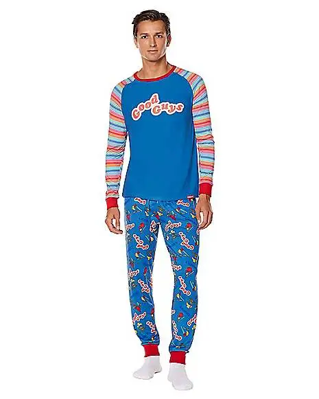 Spirit Halloween Good Guys Chucky Pajama Set 1 Spirit Halloween Good Guys Chucky Pajama Set