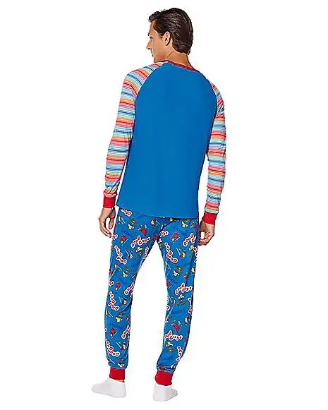 Spirit Halloween Good Guys Chucky Pajama Set 2 Spirit Halloween Good Guys Chucky Pajama Set - Image 2