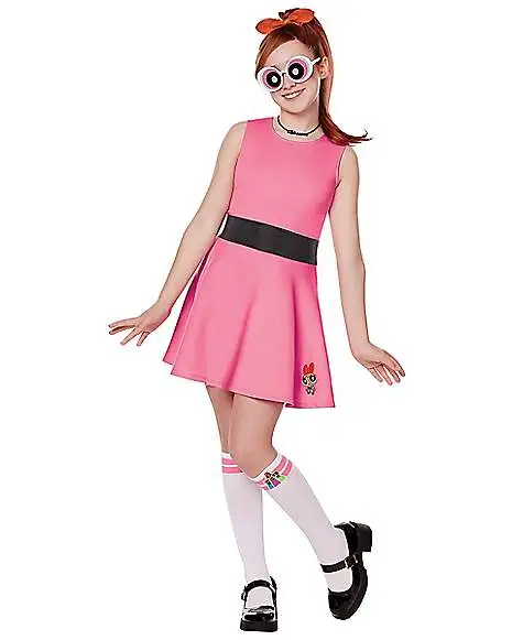 Spirit Halloween Kids Blossom Dress Costume - The Powerpuff Girls 5 Spirit Halloween Kids Blossom Dress Costume - The Powerpuff Girls -Girls Costumes Shop 01580968 a