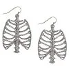 Spirit Halloween Skeleton Rib Cage Earrings