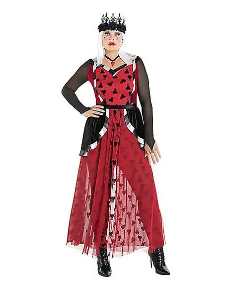 Spirit Halloween Adult Twisted Queen Of Hearts Costume 3 Spirit Halloween Adult Twisted Queen Of Hearts Costume - Image 3