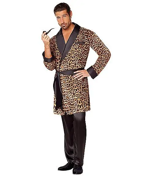 Spirit Halloween Adult Leopard Casanova Robe 1 Spirit Halloween Adult Leopard Casanova Robe