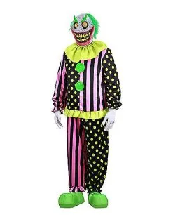 Spirit Halloween Adult Light-Up Wacky Mole Clown Costume -Girls Costumes Shop 01588961 c