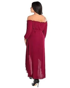 Spirit Halloween Adult Burgundy Peasant Dress -Girls Costumes Shop 01589266 d