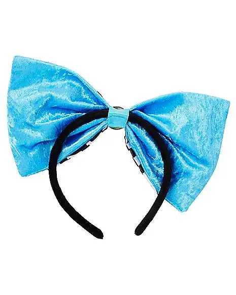 Spirit Halloween Alice Checkerboard Bow Headband 2 Spirit Halloween Alice Checkerboard Bow Headband - Image 2
