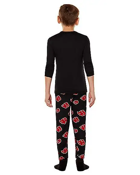 Spirit Halloween Kids Itachi Akatsuki Pajama Set - Naruto Shippuden 2 Spirit Halloween Kids Itachi Akatsuki Pajama Set - Naruto Shippuden - Image 2