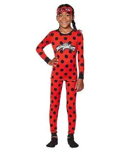 Spirit Halloween Kids Miraculous Ladybug Pajama Set