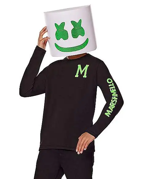 Spirit Halloween Kids Glow In The Dark Marshmello Costume Kit 3 Spirit Halloween Kids Glow In The Dark Marshmello Costume Kit - Image 3