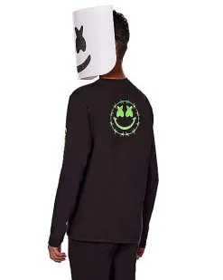 Spirit Halloween Kids Glow In The Dark Marshmello Costume Kit 8 Spirit Halloween Kids Glow In The Dark Marshmello Costume Kit -Girls Costumes Shop 01597269 d