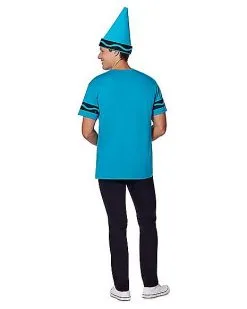 Spirit Halloween Adult Cerulean Crayon Costume Kit - Crayola 3 Spirit Halloween Adult Cerulean Crayon Costume Kit - Crayola -Girls Costumes Shop 01602465 b