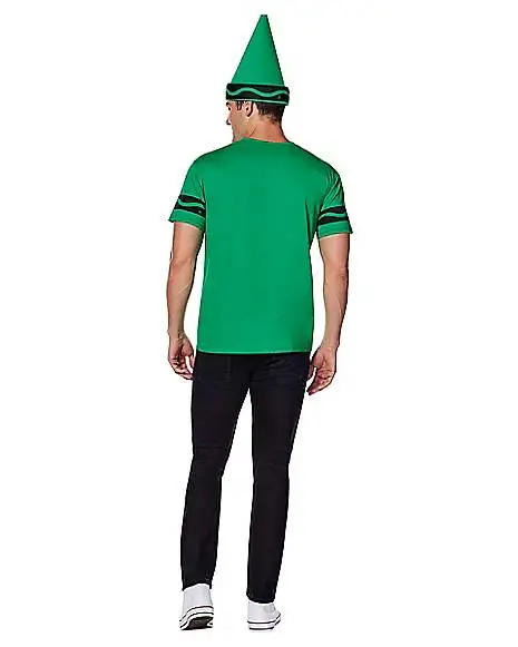 Spirit Halloween Shamrock Green Crayon Costume Kit - Crayola 2 Spirit Halloween Shamrock Green Crayon Costume Kit - Crayola - Image 2