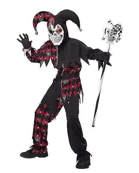 Spirit Halloween Kids Sinister Jester Costume 2 Spirit Halloween Kids Sinister Jester Costume - Image 2