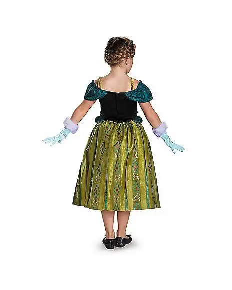 Spirit Halloween Kids Caped Anna Coronation Gown Costume - Frozen 1 Spirit Halloween Kids Caped Anna Coronation Gown Costume - Frozen