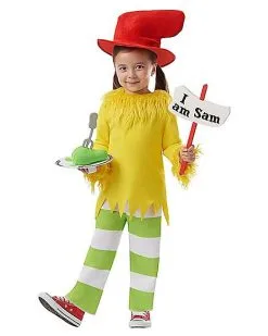 Spirit Halloween Toddler Sam I Am Costume - Dr. Seuss