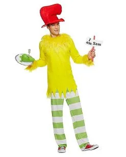 Spirit Halloween Adult Sam I Am Costume - Dr. Seuss 8 Spirit Halloween Adult Sam I Am Costume - Dr. Seuss -Girls Costumes Shop 07403066 c