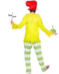 Spirit Halloween Adult Sam I Am Costume - Dr. Seuss 9 Spirit Halloween Adult Sam I Am Costume - Dr. Seuss -Girls Costumes Shop 07403066 d