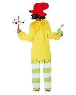Spirit Halloween Kids Sam I Am Costume - Dr. Seuss -Girls Costumes Shop 07403082 c