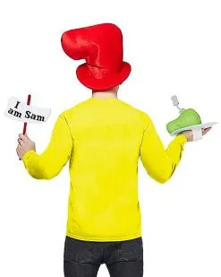 Spirit Halloween Sam I Am Accessory Kit - Dr. Seuss -Girls Costumes Shop 07403306 c