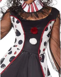 Spirit Halloween Adult Twisted Clown Costume -Girls Costumes Shop 07467277 d