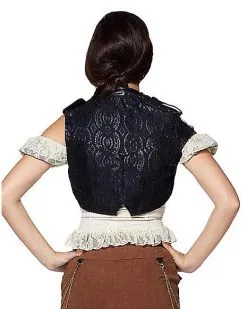 Spirit Halloween Black Steampunk Vest -Girls Costumes Shop 07467640 b