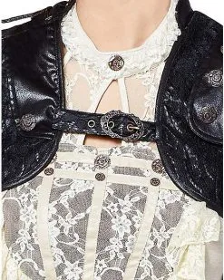 Spirit Halloween Black Steampunk Vest -Girls Costumes Shop 07467640 c