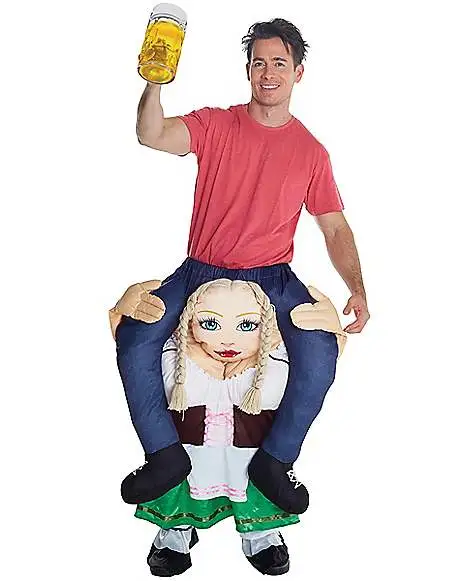Spirit Halloween Oktoberfest Adult Beer Wench Piggyback Costume 1 Spirit Halloween Oktoberfest Adult Beer Wench Piggyback Costume