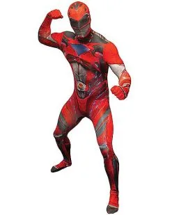 Spirit Halloween Adult Red Ranger Skin Suit Costume - Power Rangers