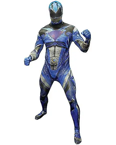 Spirit Halloween Adult Blue Ranger Skin Suit Costume - Power Rangers 1 Spirit Halloween Adult Blue Ranger Skin Suit Costume - Power Rangers