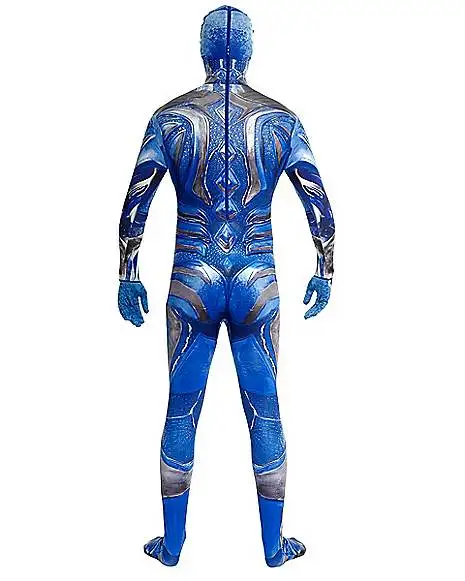 Spirit Halloween Adult Blue Ranger Skin Suit Costume - Power Rangers 2 Spirit Halloween Adult Blue Ranger Skin Suit Costume - Power Rangers - Image 2