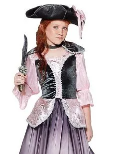 Spirit Halloween Kids Gwenevive The Pirate Costume -Girls Costumes Shop 07489669 e