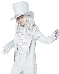 Spirit Halloween Kids Ghostly Gent Costume - The Signature Collection -Girls Costumes Shop 07491392 c