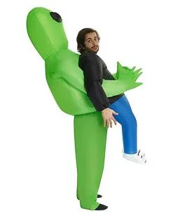 Spirit Halloween Adult Alien Pick Me Up Inflatable Costume -Girls Costumes Shop 07491723 c